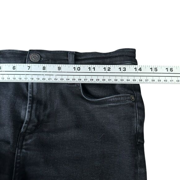 Agolde Sophie Ankle Jeans Women’s 27 Black Denim Cotton Skinny Leg Dark Wash - Picture 6 of 8